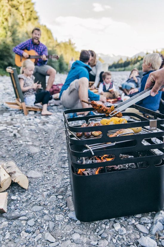 Höfats - Brasero CUBE - Brasero le plus sûr - Design réversible