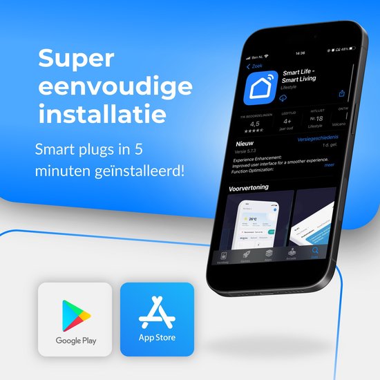 PuroTech Smart Plug - Timer & Energy Meter - Smart Plug - Convient à Alexa / Google Home - Compteur de consommation - Coûts énergétiques