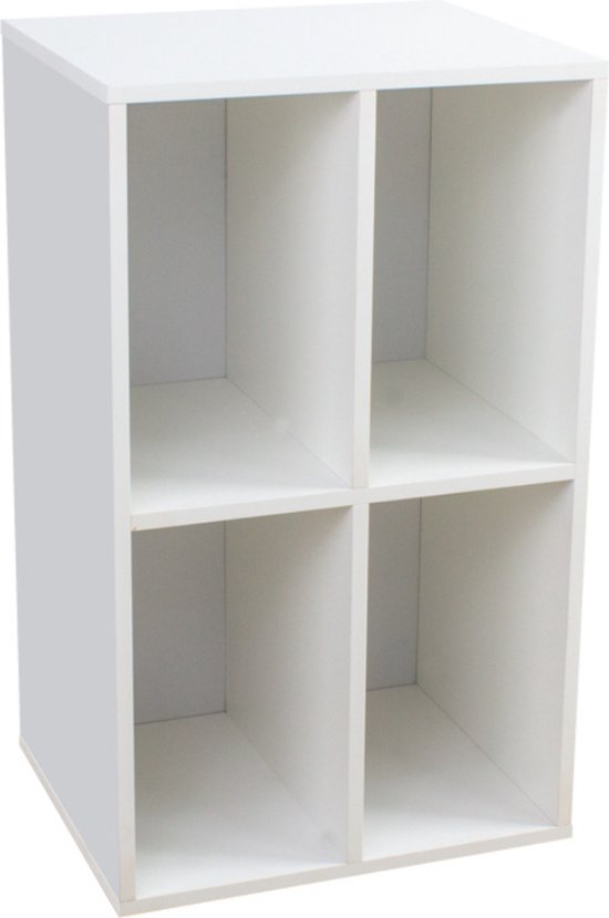 Meuble à disques vinyle - rangement disques lp - meuble tourne-disques - blanc