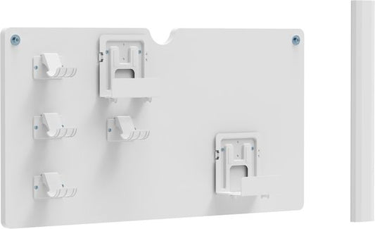 VDD Gaming - Plaque murale - Rangement console - Rangement manette - Accessoires de jeu - Blanc - 80 x 40 x 13,7 cm