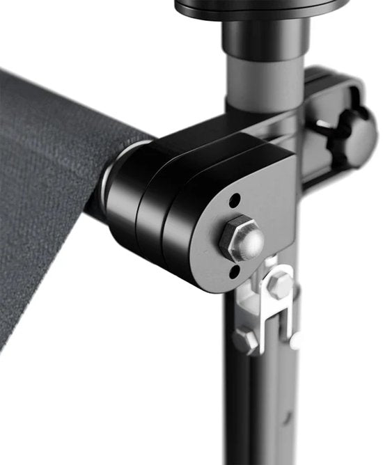 Auvent à pinces Kapstadt - 350x120 cm - Gris