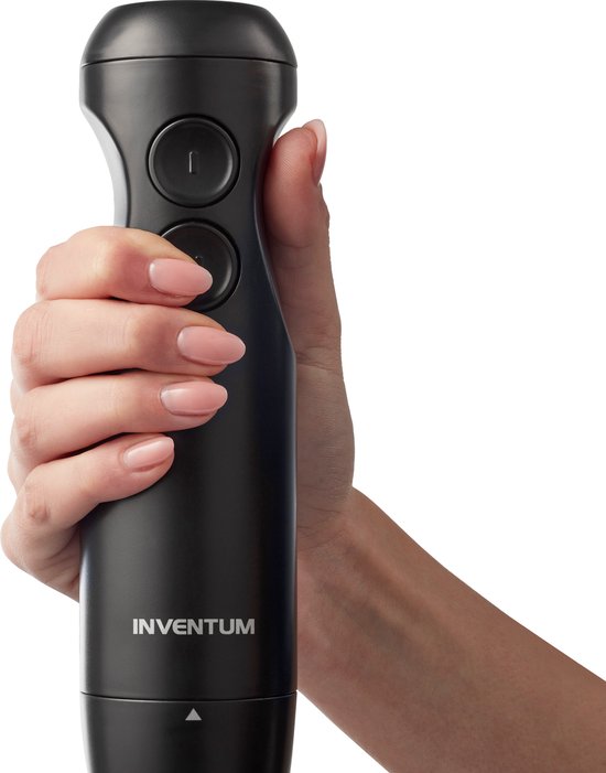Inventum MX350B - Set mixeur plongeant - Hachoir - Fouet - 350W - 2 vitesses - Noir
