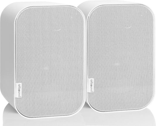 Artsound UNI20, Jeu de 2 haut-parleurs passifs, haut-parleur hi-fi 2 voies, 10-40 watts, support mural avec joint à rotule, convient aux pièces jusqu'à 20 m² telles que couloir, cuisine, toilettes, couleur : blanc
