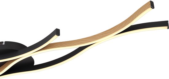 Plafonnier Globo Geronimo - noir - métal - 67206DW