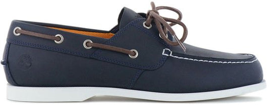 Timberland Cedar Bay Boat Shoe - Chaussures de bateau classiques pour hommes en cuir bleu TB0A288M-019 - Taille EU 46 US 12
