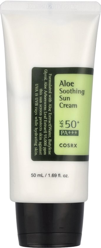 CosRx Aloe Soothing Sun Cream - Crème solaire hydratante à l'aloe vera SPF50+ PA+++
