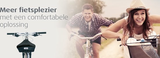 TEMPUR® - Housse de selle de vélo - Noir - 33,5 x 33 x 3 cm - Grand - Housse de selle de vélo - Confort - Mousse à mémoire de forme