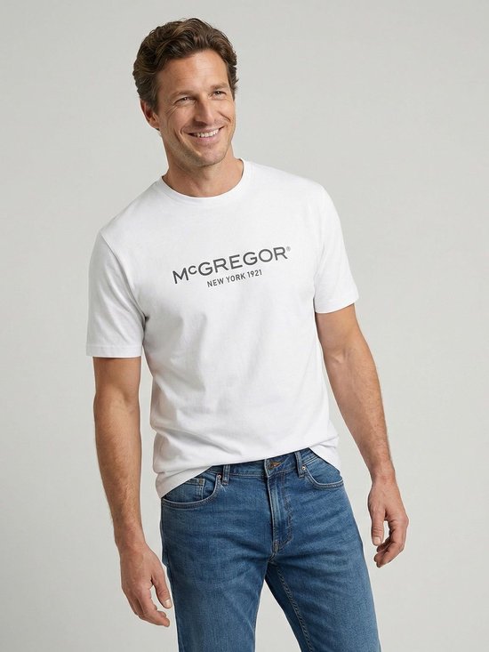 McGregor Essential T-Shirt Logo Blanc - Taille L - Homme