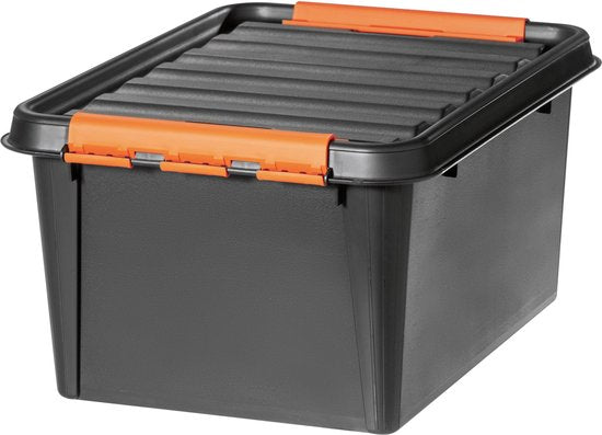 SmartStore™ Pro 31 Boîte de stockage 32L noir - Empilable et emboîtable - Approuvé pour les aliments - Boîte de stockage.