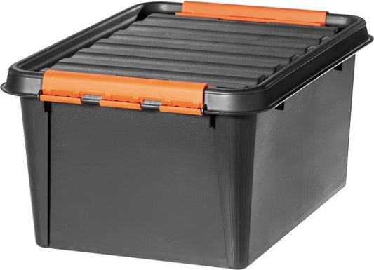 SmartStore™ Pro 31 Boîte de stockage 32L noir - Empilable et emboîtable - Approuvé pour les aliments - Boîte de stockage.