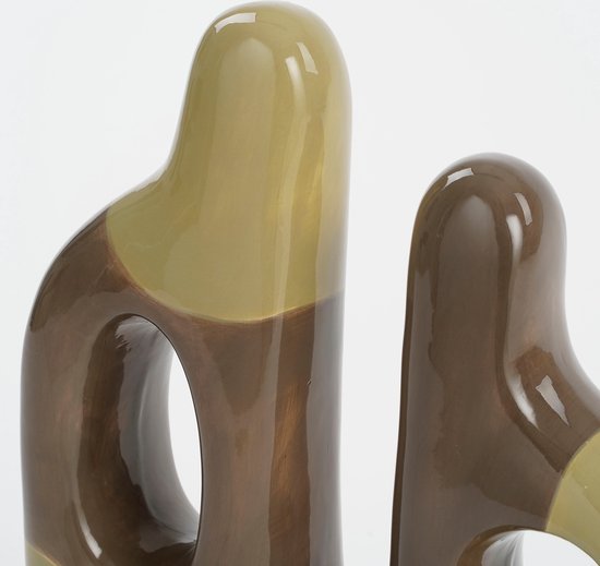 Mica Décorations Objet de décoration - L28 x L8 x H35 cm - Dolomite - Vert