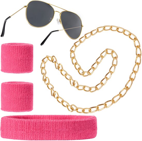 dressforfun - costume femme retro 80s 90s jogging set - M - Costume carnaval - Halloween - Dress up - Party wear - Carnaval wear - Party - Party wear