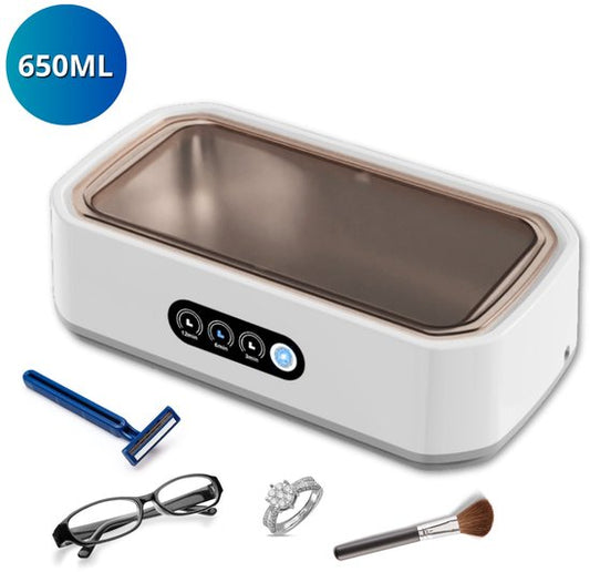 Nettoyeur ultrasonique - 650ml - Nettoyage de verres - Nettoyage de bijoux - Montre - Zeri