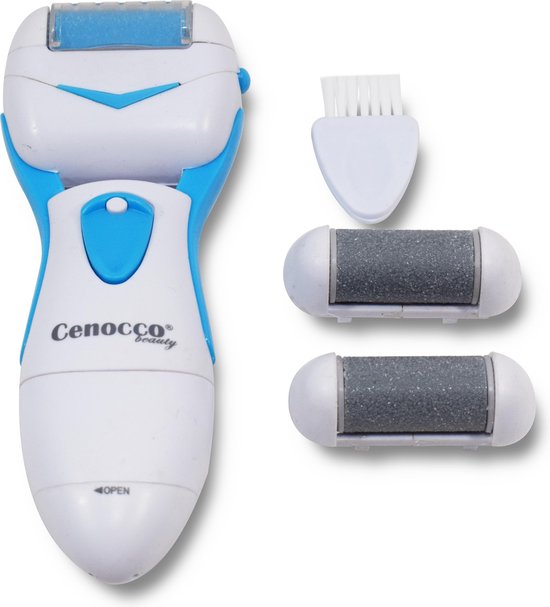Cenocco Beauty Callus Remover Wet&Dry Electronic- CC-9019 - Rotation à 360° pour des pieds doux et soyeux - Waterproof