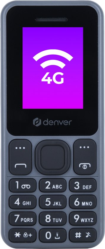 Denver Seniors Mobile Phone 4G - GSM - Grandir sans smartphone - Full NL and FR - Simlock-free - FAS1860L