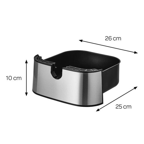 Inventum GF500HLD - Friteuse - Friteuse à air chaud - 5 litres - 80 à 200 degrés - Sans PFAS - 1700 watts - Noir/Argent - Best Buy Mars 2025