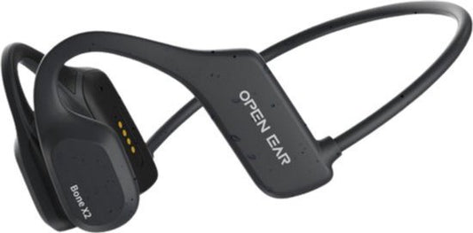 Soundvibe® Bone Conduction Headphone Black - Casque de sport - Ecouteurs de sport - Ecouteurs sans fil - Résistant à l'eau - Carte mémoire interne de 8 Go - Casque de sport - Pour tous les téléphones et ordinateurs portables - Ecouteurs de course - Ecoute