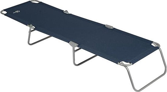 Bo-Camp - Chaise longue - 5 pieds - Bleu