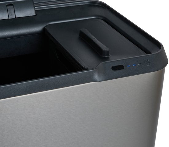 Umuzi Cleaning Bin 63L - Sensor - Metal Grey - 30.5x41x78cm