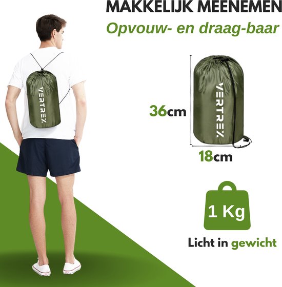 Sac de couchage momie Vertrex Tri-Season Adventure - Sacs de couchage adultes - Camping - Vert