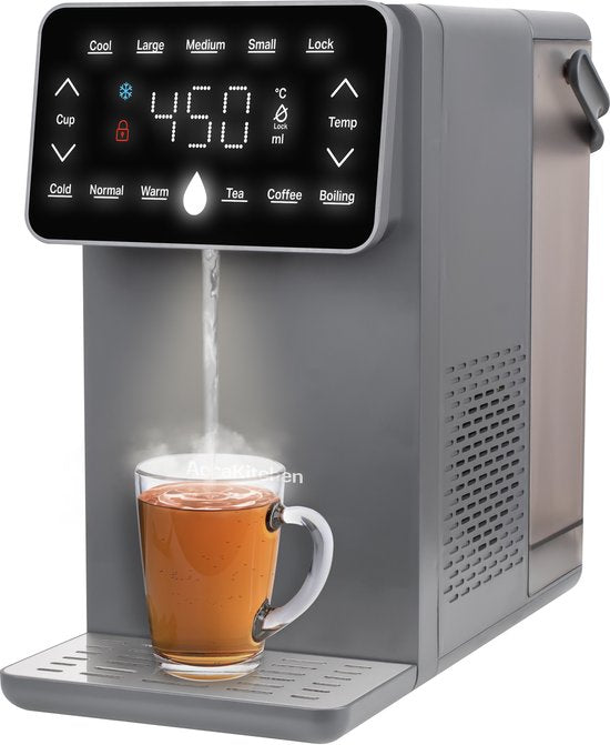 AoraKitchen Distributeur d'eau chaude - 4.5L - Robinet d'eau chaude - Touch - Distributeur d'eau - Bouilloire instantanée