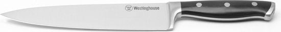 Couteau de chef Westinghouse - Couteau de cuisine professionnel - acier inoxydable - 20 cm - Noir
