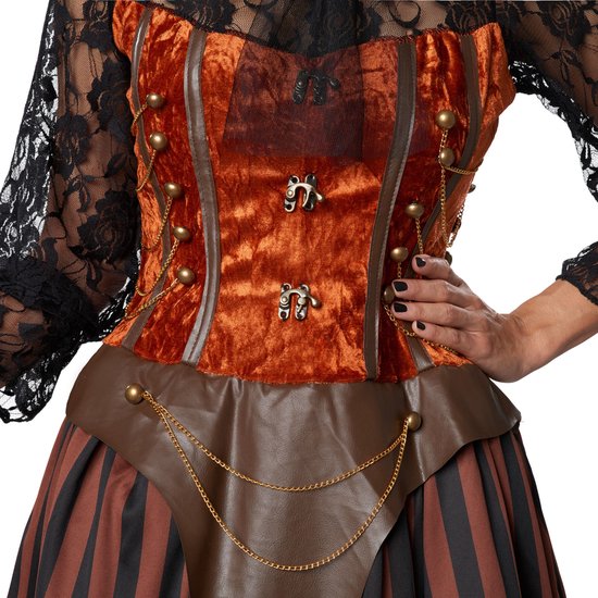 dressforfun - Steampunk comtesse M - costume de déguisement halloween dress up partywear carnaval costume partywear - 302311