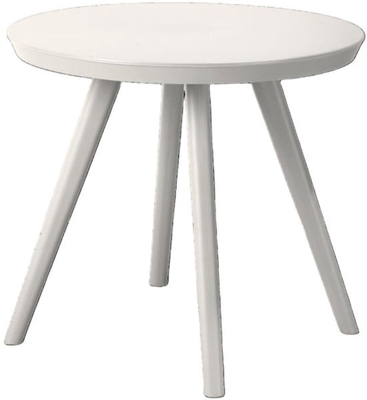van der Meulen table enfant plastique pastel taupe ronde 50,5cm jouet