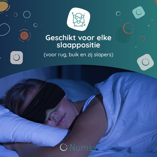 Masque de sommeil, Numsy, Bluetooth, Bandeau pour les yeux
