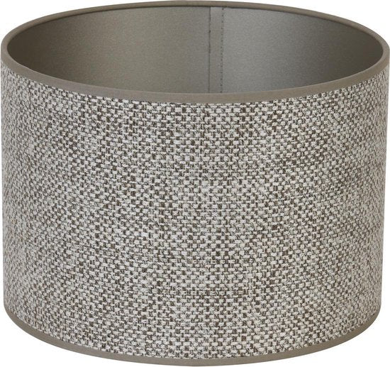 Light & Living Abat-jour cylindrique Saverna - Brun - Ø30x21cm - pour lampes de table, lampes suspendues