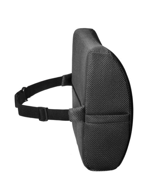 Home & Comfort coussin de dos - memoryfoam - Noir