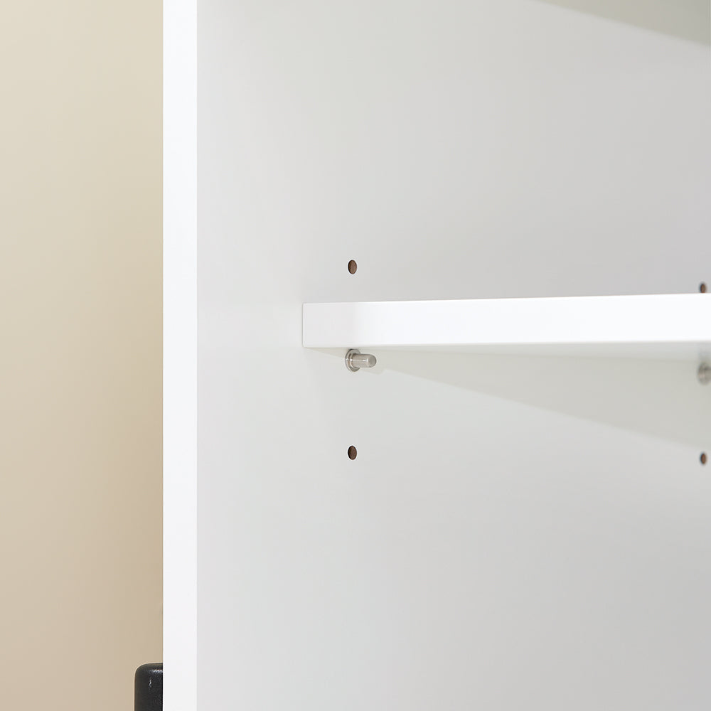 SoBuy FSR187-W Banc de rangement et banc à chaussures avec coussin rembourré, 110x35x51 cm, blanc