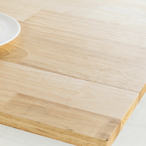 SoBuy - Table de salle à manger pliante avec meuble de rangement - Max, 75 kg - 126 x 60 x 98 cm - Naturel