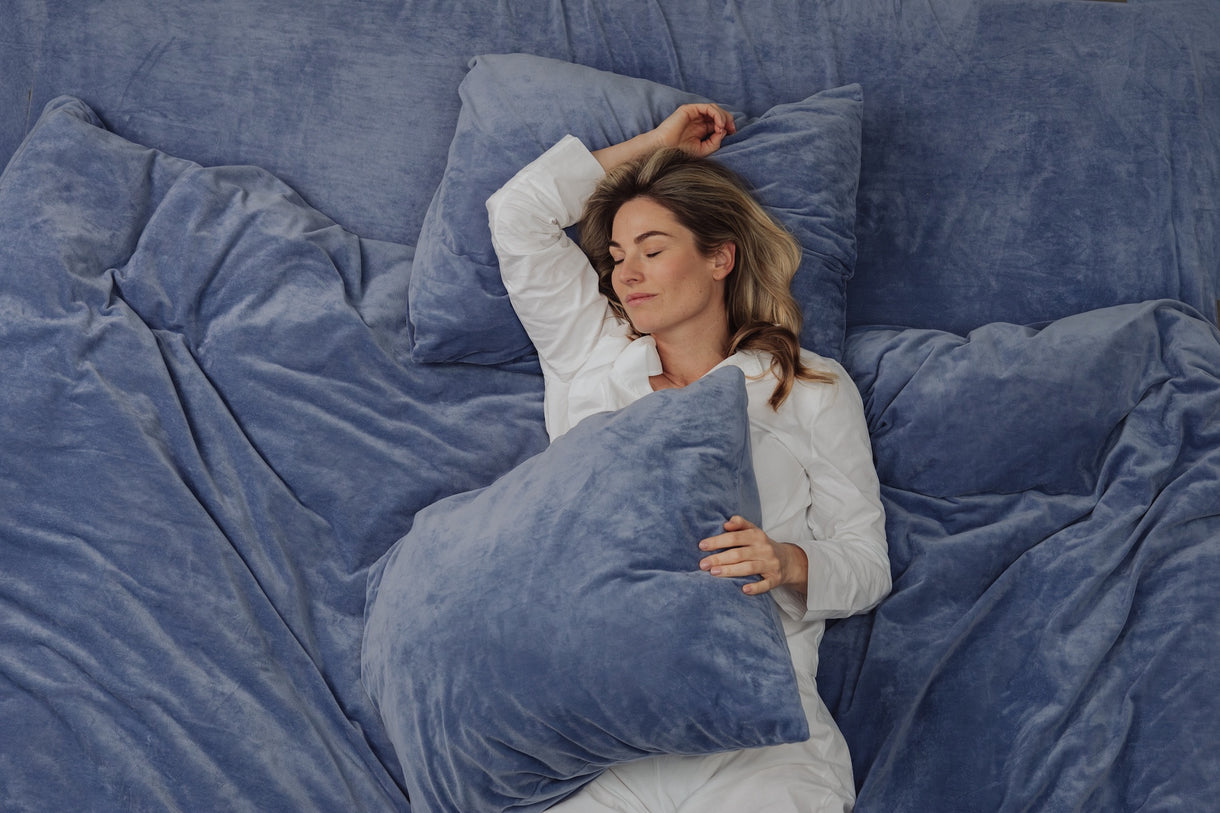 Sjumo Drap-housse - Silky Smooth - 90 x 200 / 210cm - Faded Blue