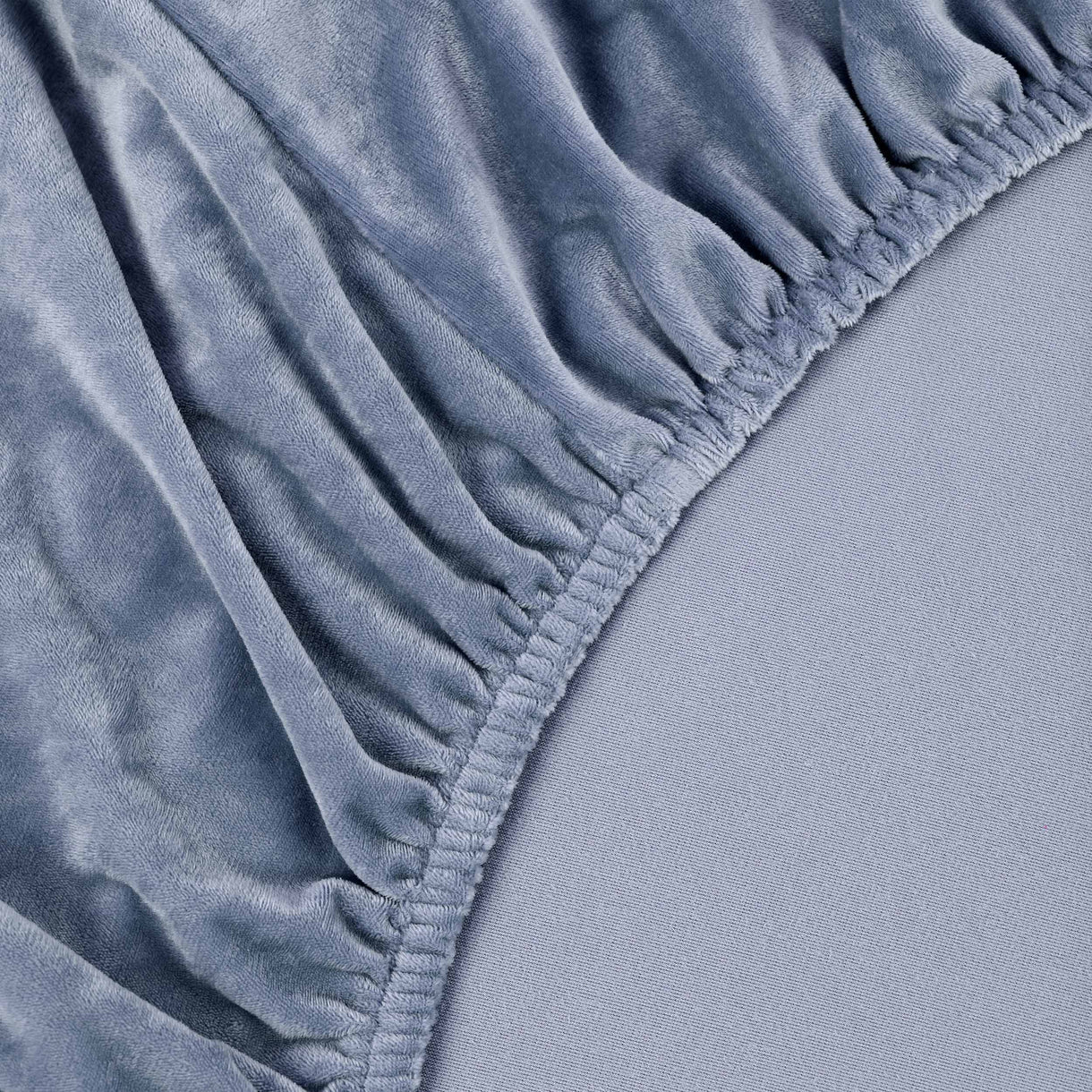 Sjumo Silky Smooth Bundle - Faded Blue - 200x 220 cm + 60 x 70 cm