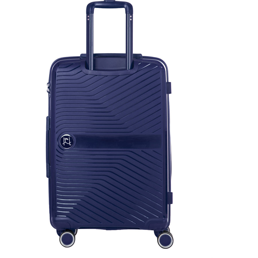 VALISE RIGIDE BLEUE DE TAILLE MOYENNE (TAILLE M)
