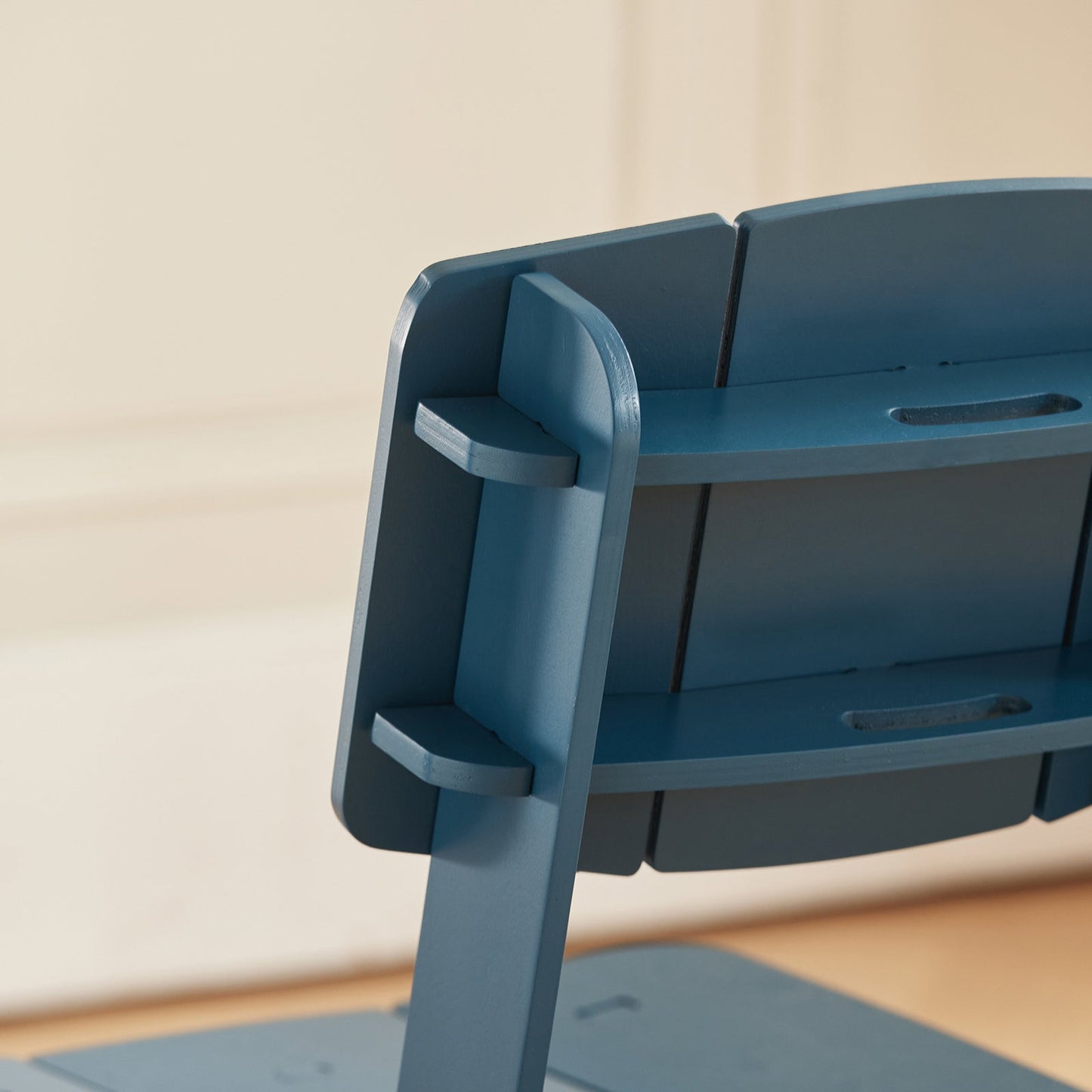 SoBuy HFST01-B Ergonomic Design Chair - Chaise de bureau et de salle à manger en bois bleu