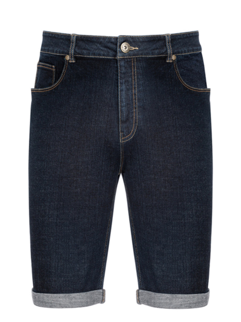 Milanoro - XL - Short en jean - Homme - Bleu foncé