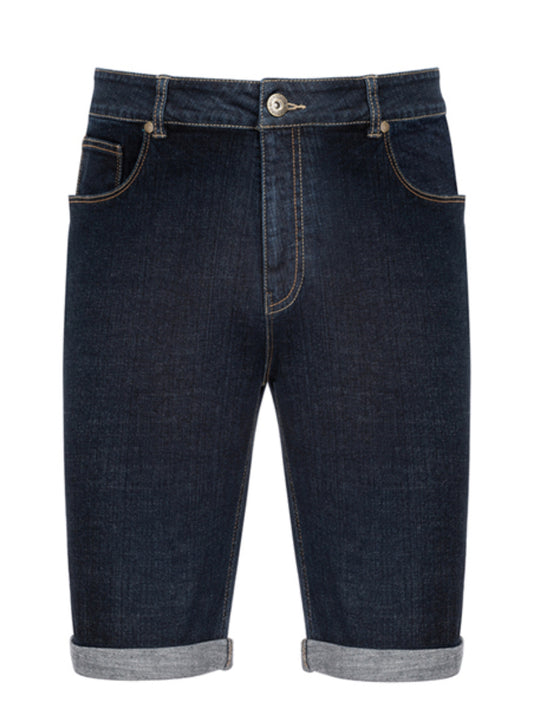 Milanoro - XL - Short en jean - Homme - Bleu foncé
