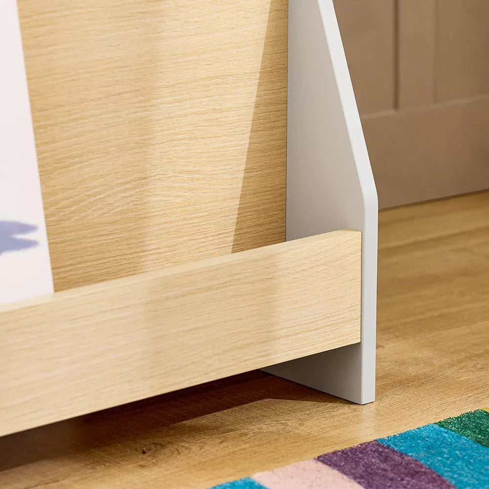 SoBuy Bibliothèque - KMB106-HG - MDF - Max. 8kg - 60x30x70cm - Blanc