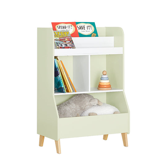SoBuy Bibliothèque - KMB90-GR - pour enfants - 60 cm x 36 cm x 89 cm - Vert