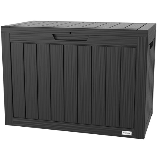 LifeGoods Boîte à coussins - XS - Plastique - 170L - Noir