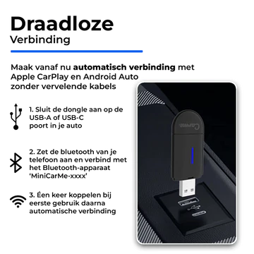 Carme Mini 2-in-1 Car Dongle For iPhone & Android