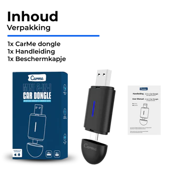 Carme Mini 2-in-1 Car Dongle For iPhone & Android