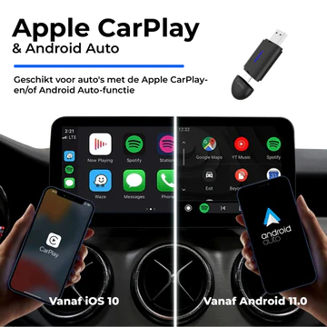 Carme Mini 2-in-1 Car Dongle For iPhone & Android