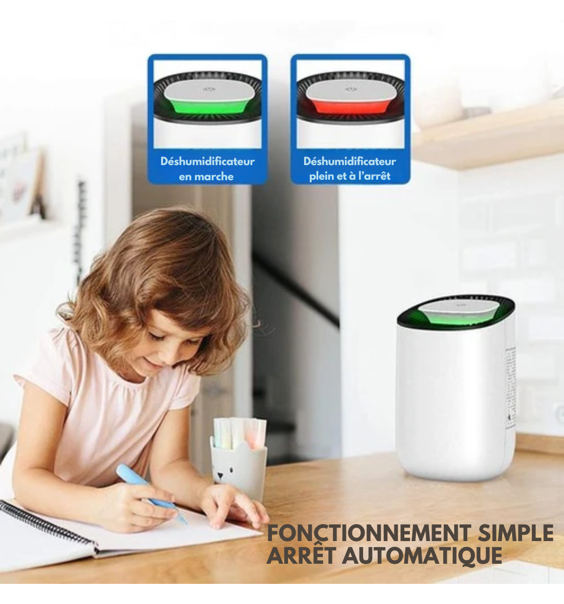 Déshumidificateur - Strex - Purification de l'air - Blanc