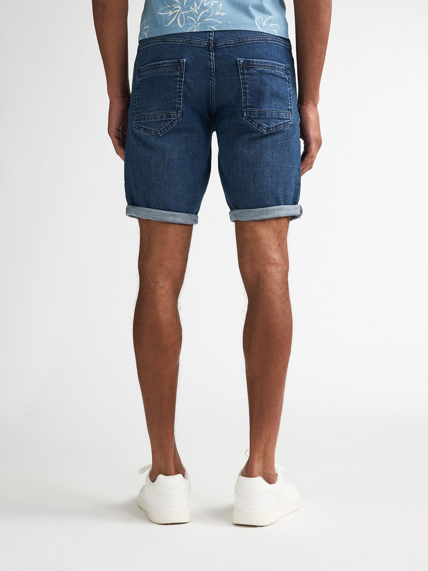 Petrol Industries Denim Shorts Hommes Dark Faded M 1060-SHO175-5803-M
