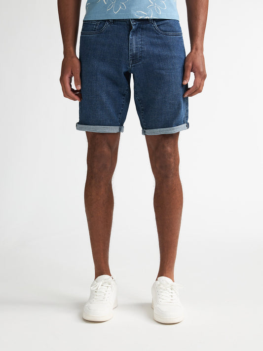 Petrol Industries Denim Shorts Hommes Dark Faded M 1060-SHO175-5803-M
