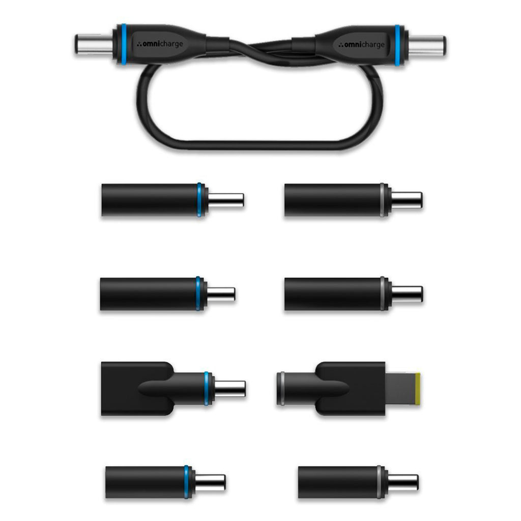 Omnicharge DC Cable-PC Cable - Lenovo,Dell et HP - Noir - 15 cm