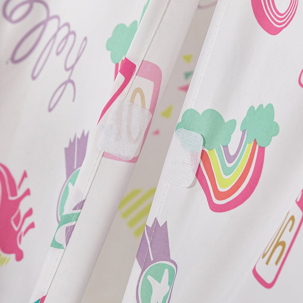 SoBuy OSS06 - Tente de jeu Tipi pour enfants - avec sac de transport - 133 x 133 x 153 cm - blanc/rose